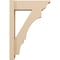 Ekena Millwork 6-in W x 18-in D x 26-in H Balboa Trad Rough Cedar Woodgrain TimberThane Outlooker, Primed Tan OUTUR060X18X26BOA04RCPR - alternate 4